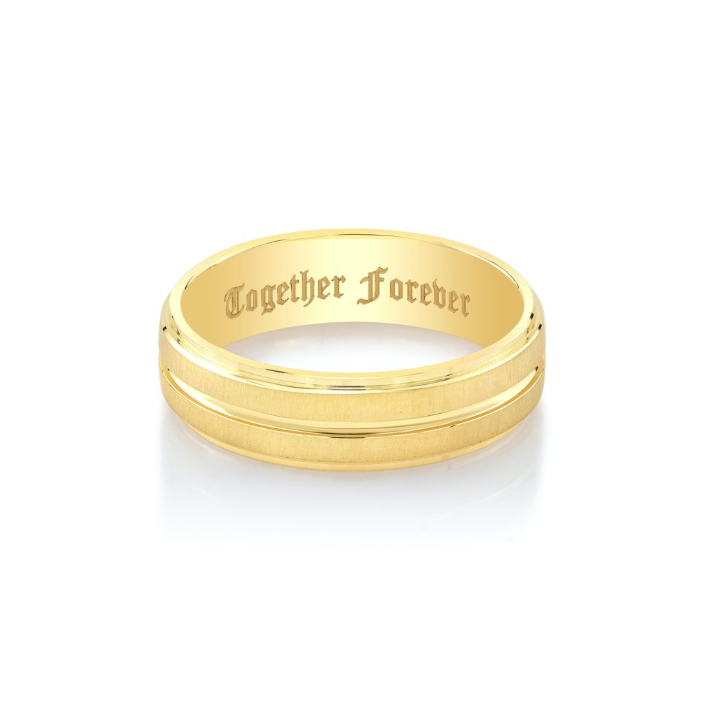 Together Forever Wedding Band Custom Jewelry Monte Christo Trade