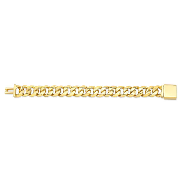 15mm Cuban Link Gold Bracelet