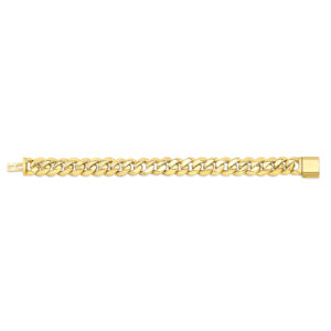 14mm Cuban Link Gold Bracelet