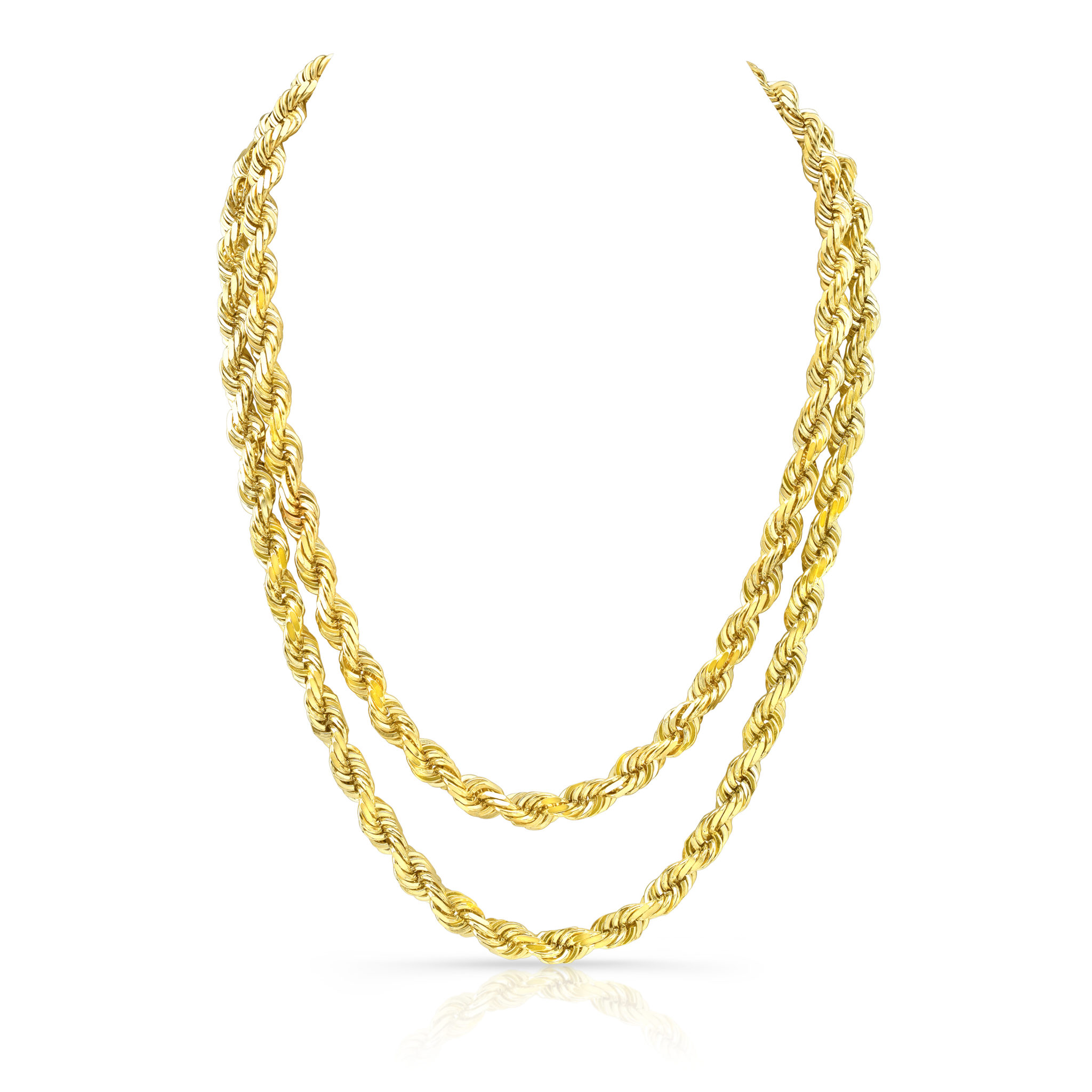 14K Gold Rope Chain Custom Jewelry Monte Christo Trade Corporation